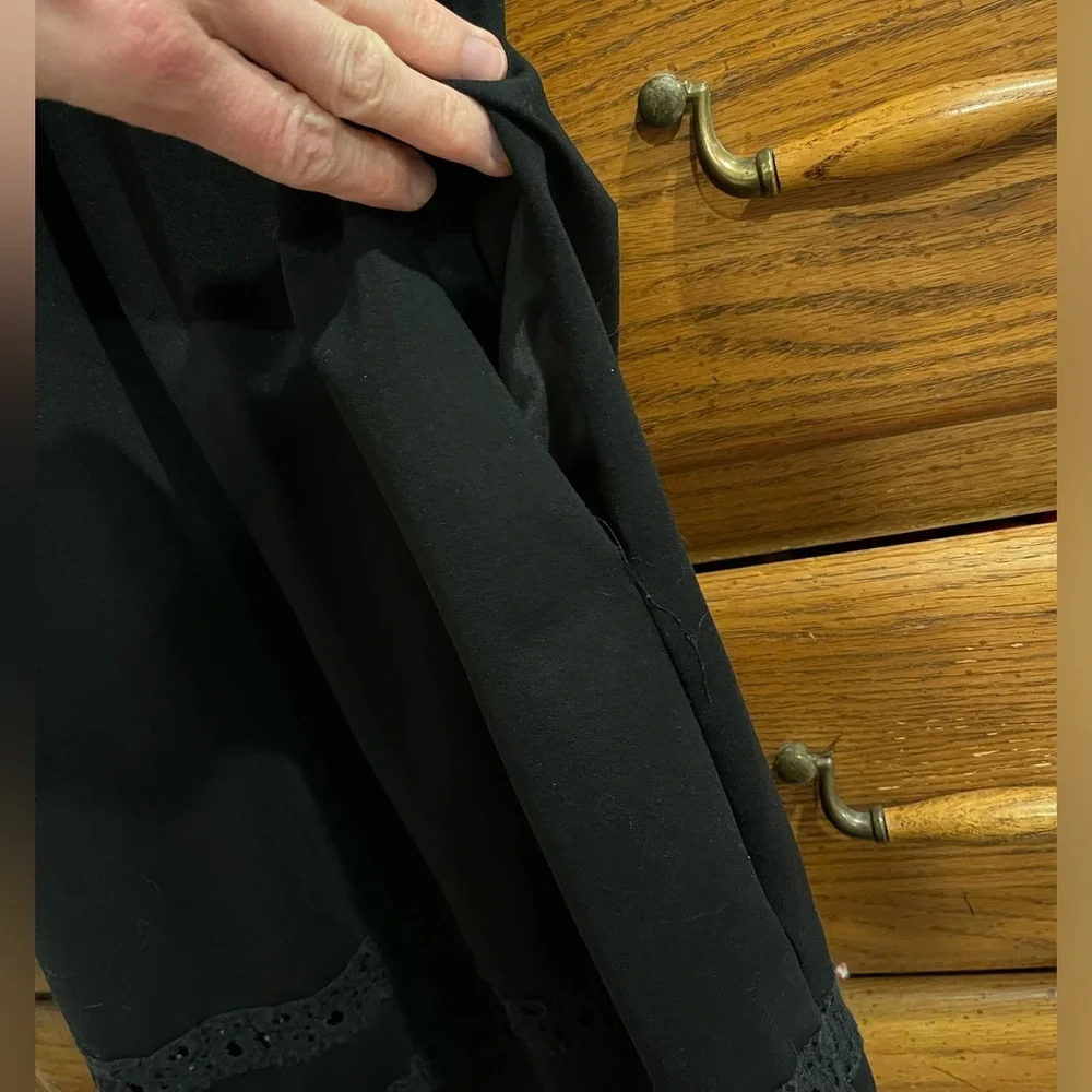 Cynthia Rowley Black Eyelet Lace Mini Dress Small - Picture 6 of 8